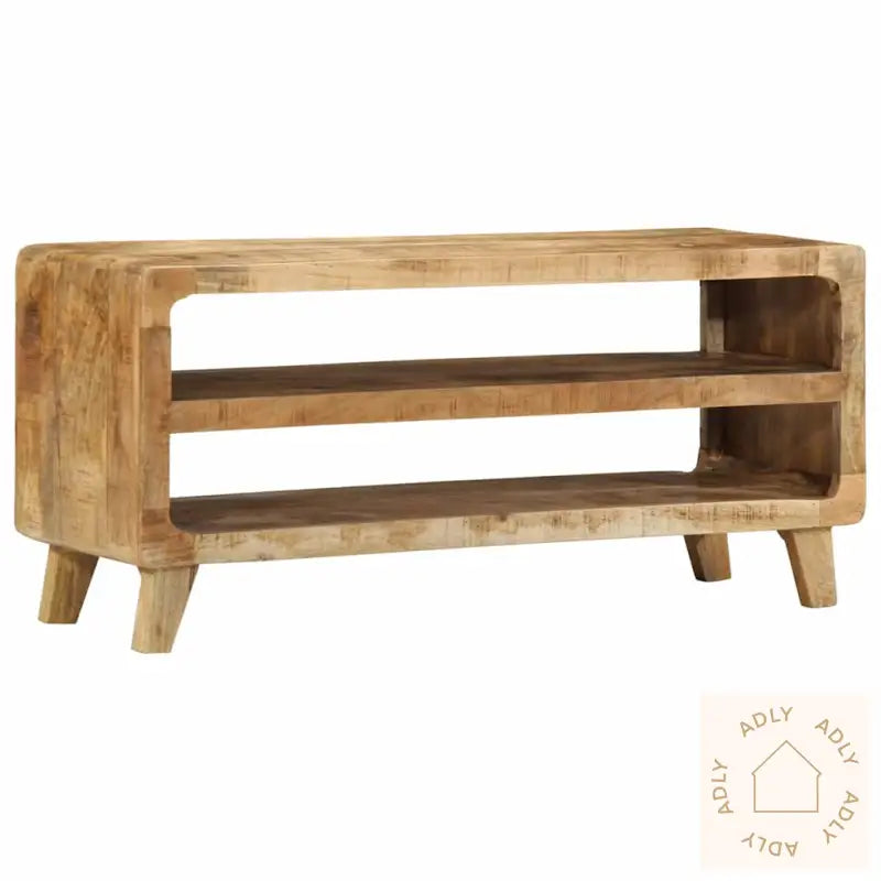 Tv-Benk 105X46X32 Cm Grov Heltre Mango