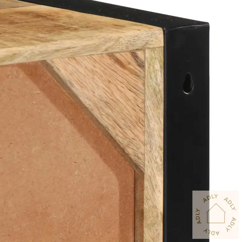 Tv-Benk 80X30X25 Cm Grovt Heltre Mangotre