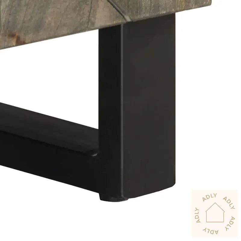Tv-Benk Svart 80X33X46 Cm Heltre Mango