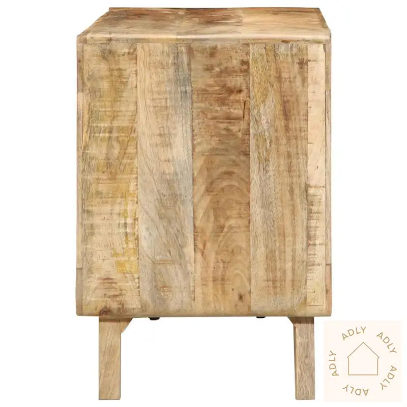 Tv-Benk 105X46X32 Cm Grov Heltre Mango