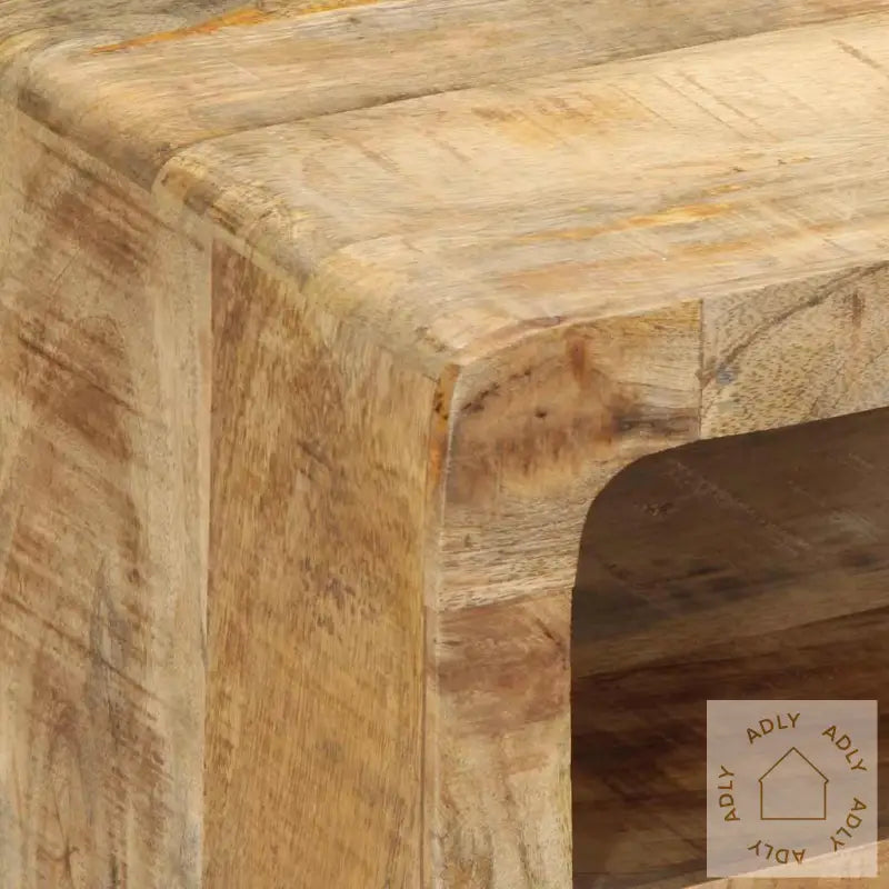 Tv-Benk 105X46X32 Cm Grov Heltre Mango