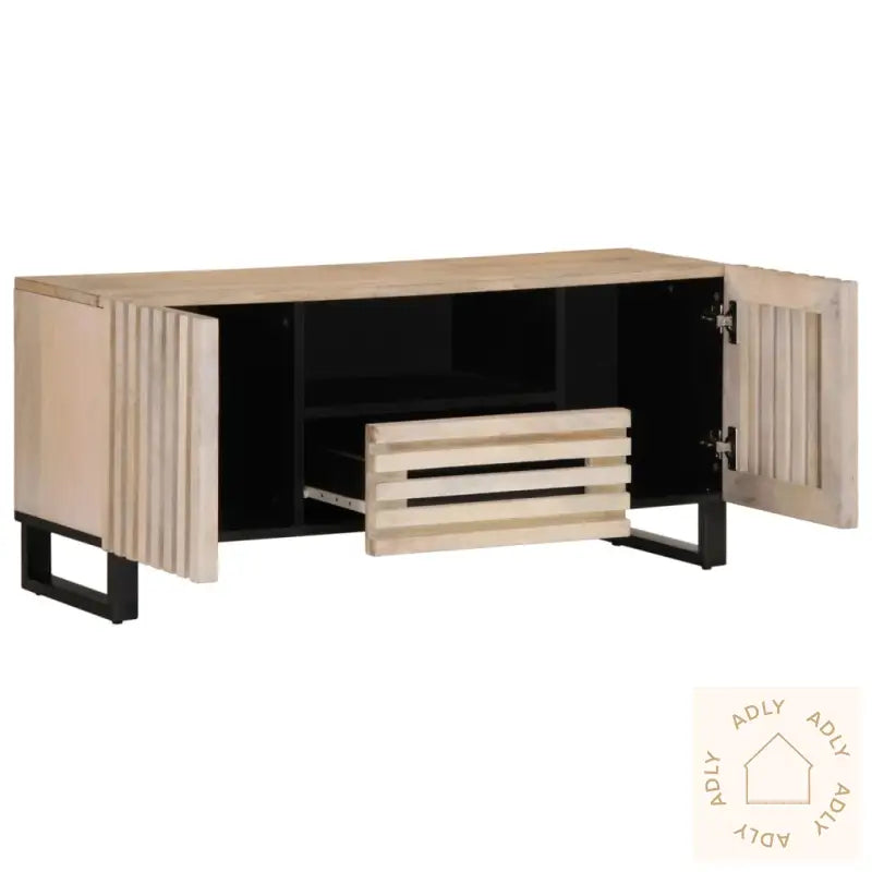 Tv-Benk 100X34X46 Cm Heltre Mango