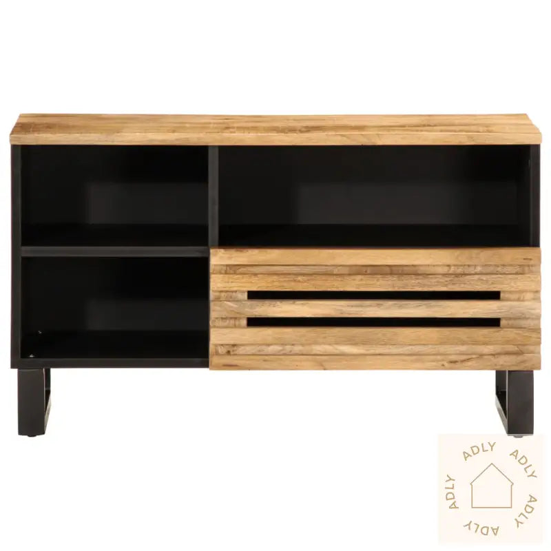 Tv-Benk 80X34X46 Cm Grovt Heltre Mangotre