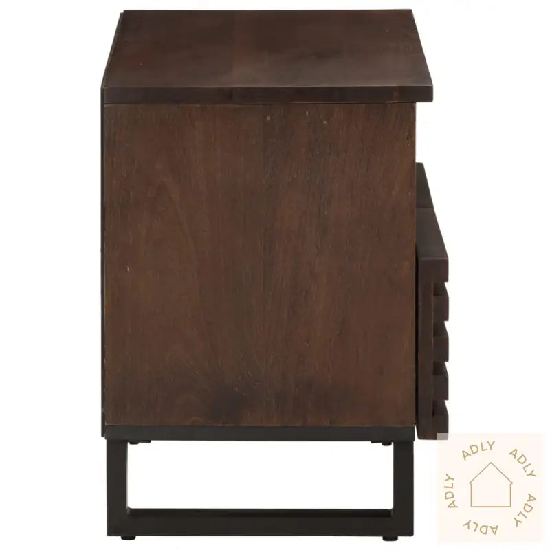 Tv-Benk Brun 70X34X46 Cm Heltre Mango