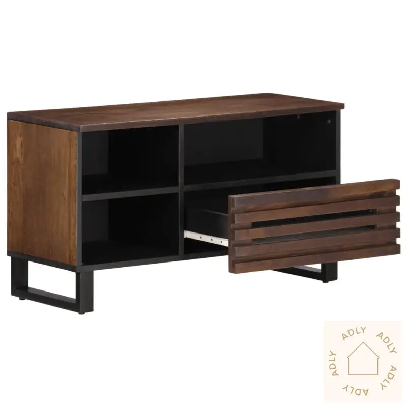 Tv-Benk Brun 80X34X46 Cm Heltre Mango