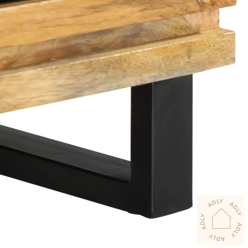 Tv-Benk 70X34X46 Cm Grovt Heltre Mangotre