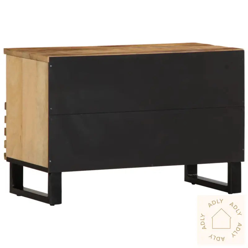 Tv-Benk 70X34X46 Cm Grovt Heltre Mangotre