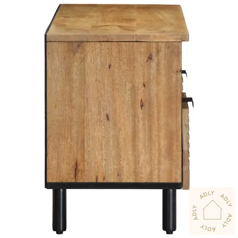 Tv-Benk Brun 100X33X46 Cm Heltre Mango