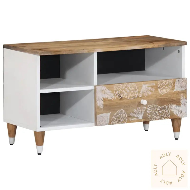 Tv-Benk 80X33,5X46 Cm Heltre Mango