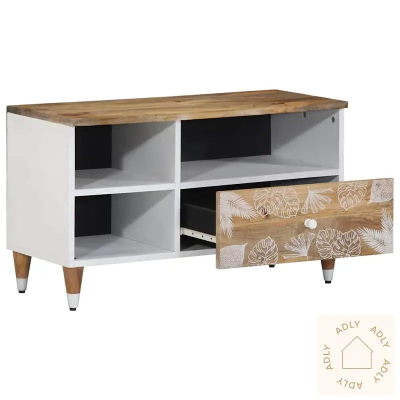 Tv-Benk 80X33,5X46 Cm Heltre Mango