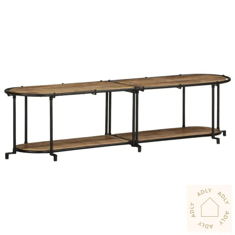 Tv-Benk 160X42X40 Cm Grov Heltre Mango