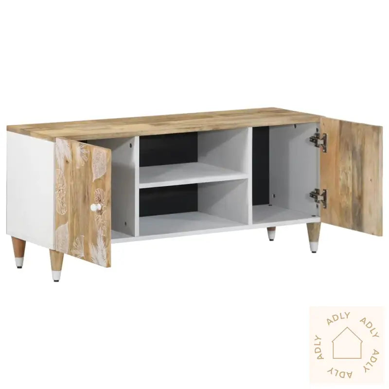 Tv-Benk 105X33,5X46 Cm Heltre Mango