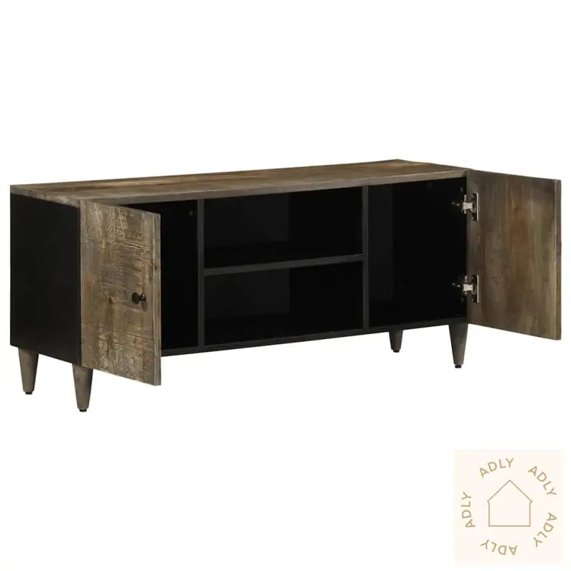 Tv-Benk Lysegrå 105X33,5X46 Cm Heltre Mango