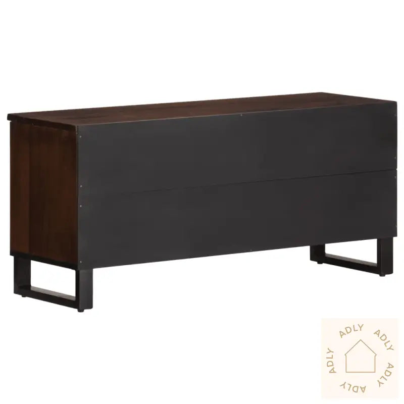 Tv-Benk Brun 100X34X46 Cm Heltre Mango