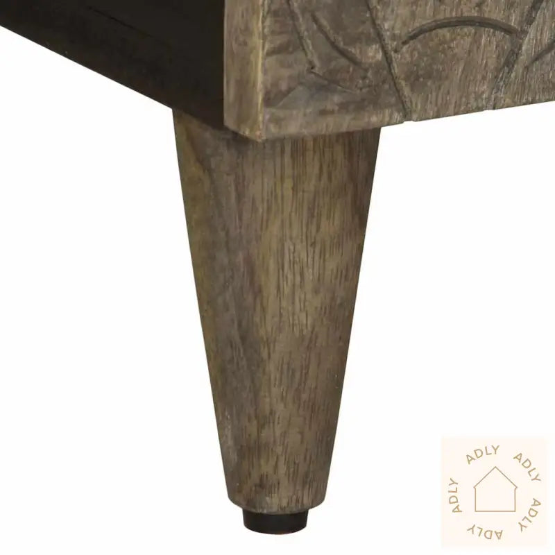 Tv-Benk Lysegrå 105X33,5X46 Cm Heltre Mango