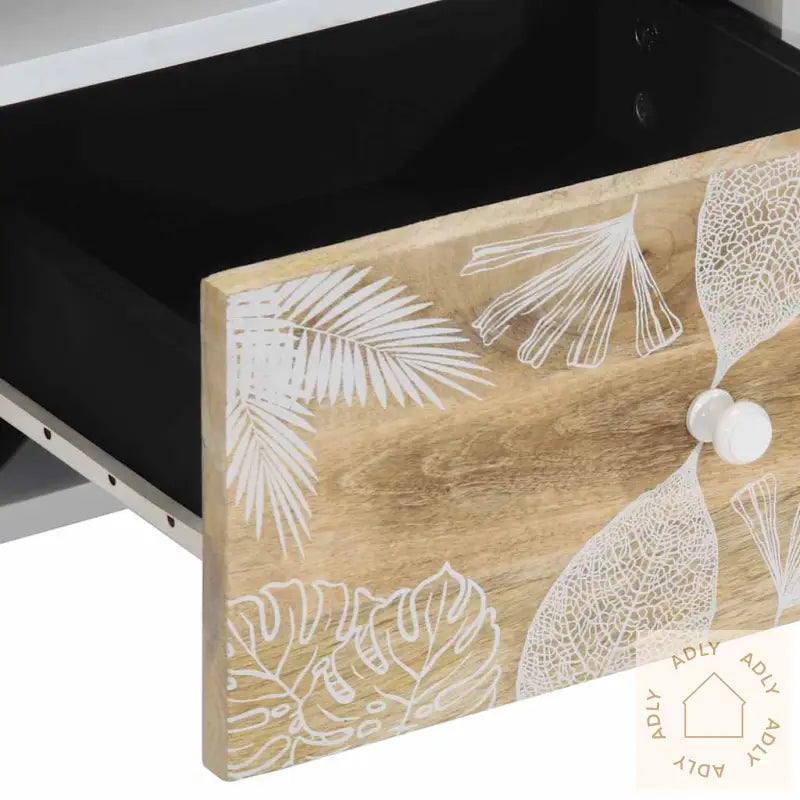 Tv-Benk 100X33,5X46 Cm Heltre Mango