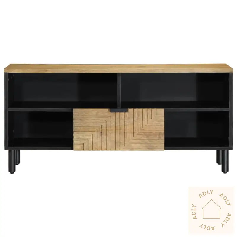 Tv-Benk Brun 100X33X46 Cm Heltre Mango