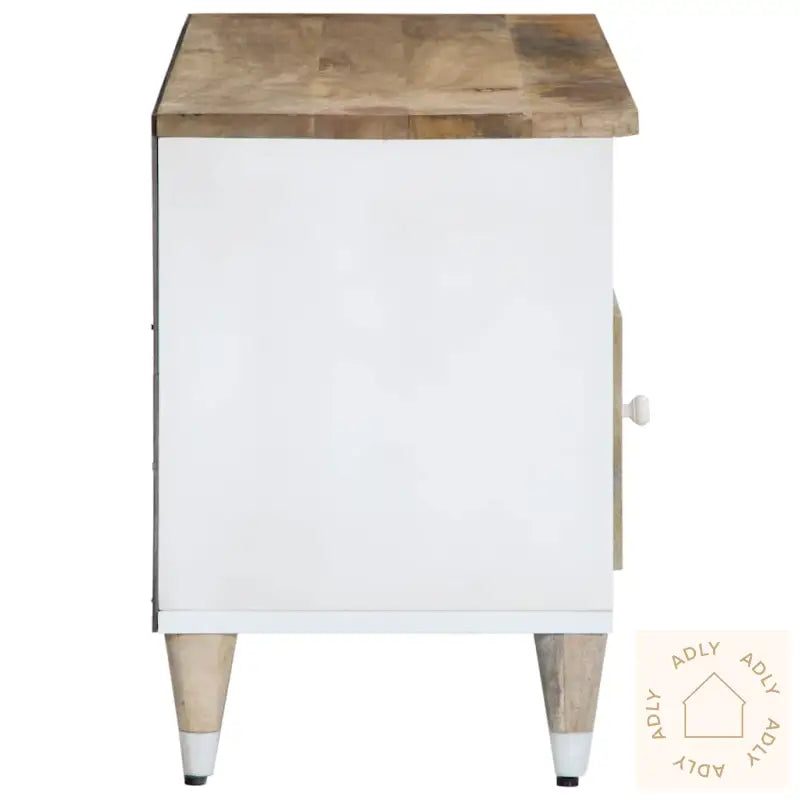 Tv-Benk 100X33,5X46 Cm Heltre Mango