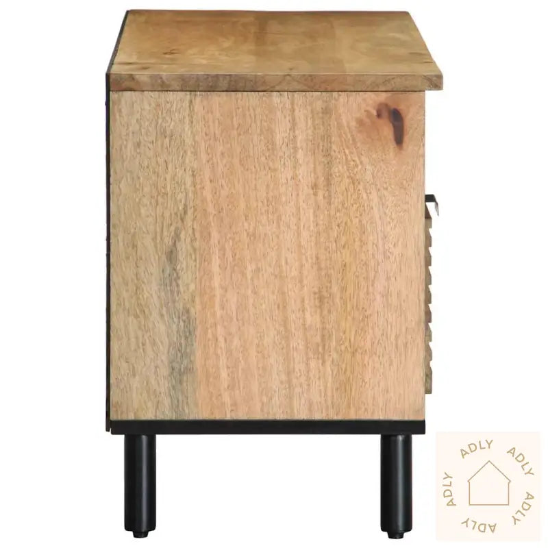 Tv-Benk Brun 100X33X46 Cm Heltre Mango