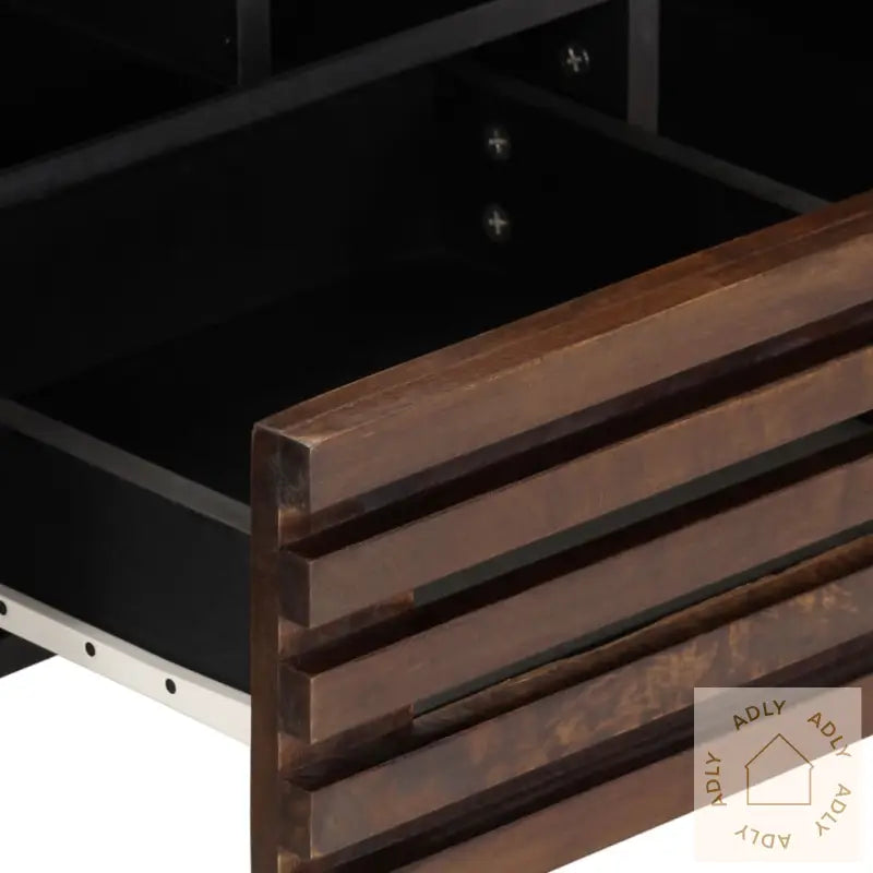 Tv-Benk Brun 100X34X46 Cm Heltre Mango