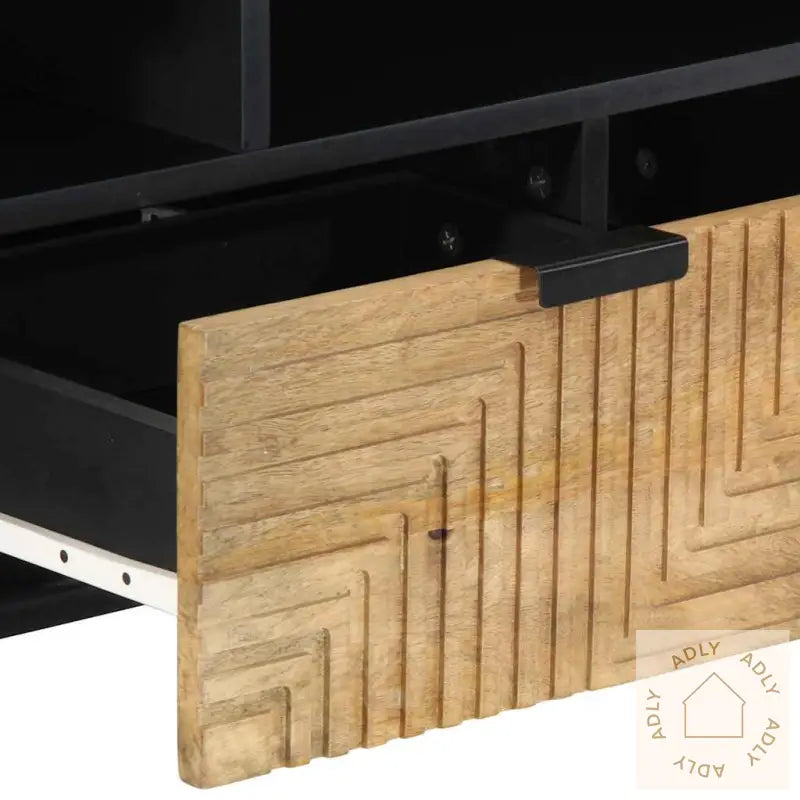 Tv-Benk Brun 100X33X46 Cm Heltre Mango