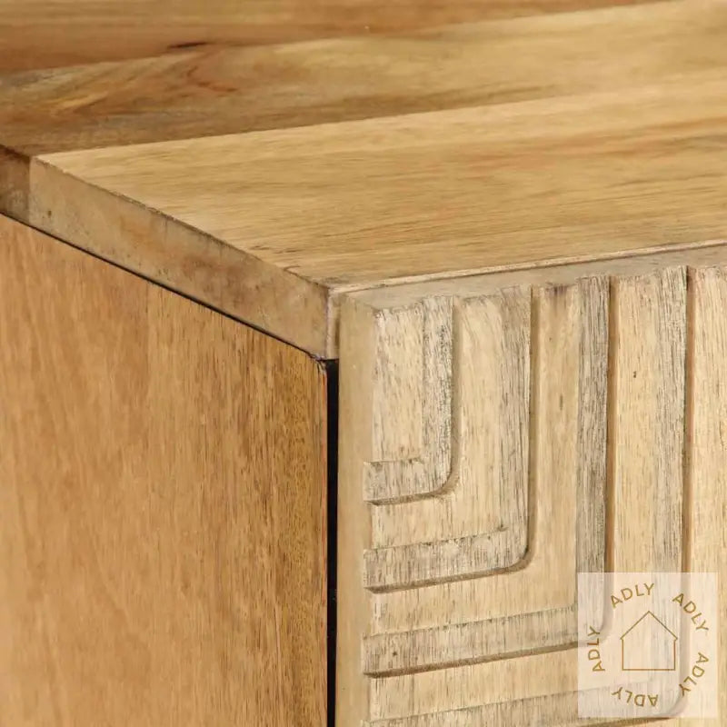 Tv-Benk Brun 105X33X46 Cm Heltre Mango