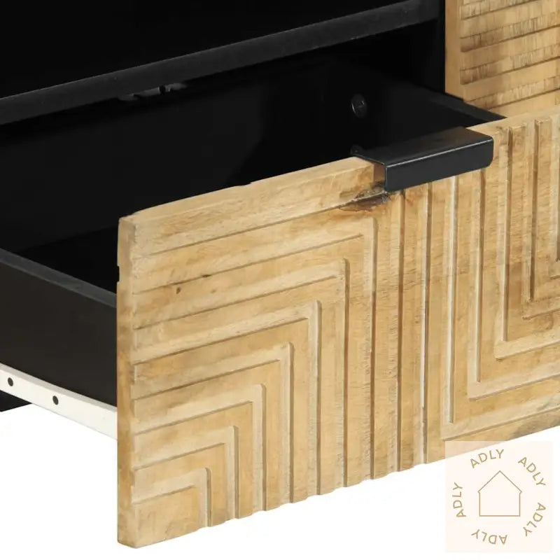 Tv-Benk Brun 105X33X46 Cm Heltre Mango