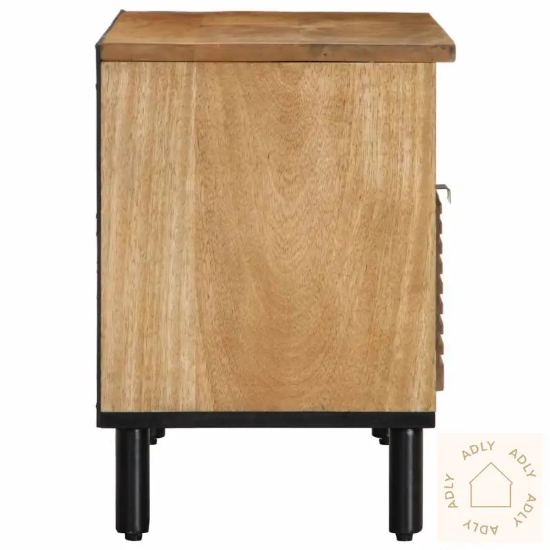 Tv-Benk Brun 80X33X46 Cm Heltre Mango