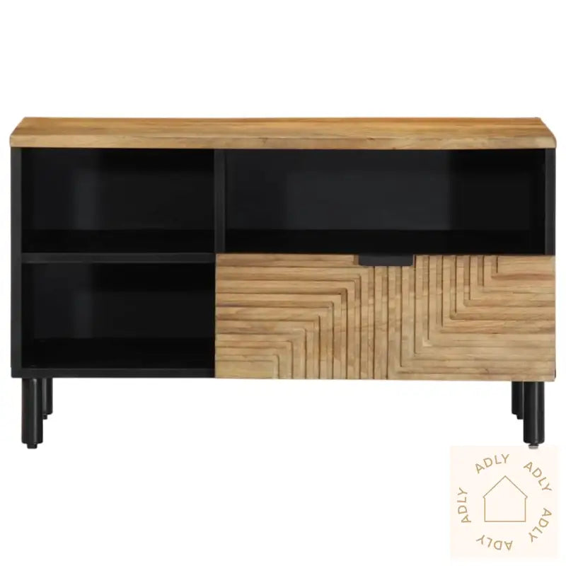 Tv-Benk Brun 80X33X46 Cm Heltre Mango