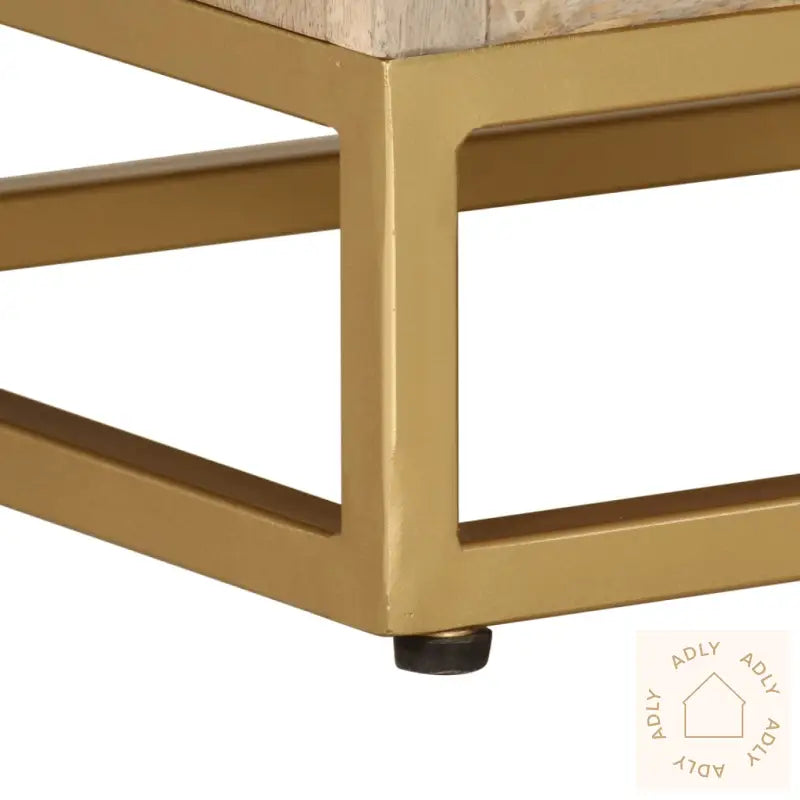 Tv-Benk 110X30X40 Cm Heltre Mangotre Og Jern