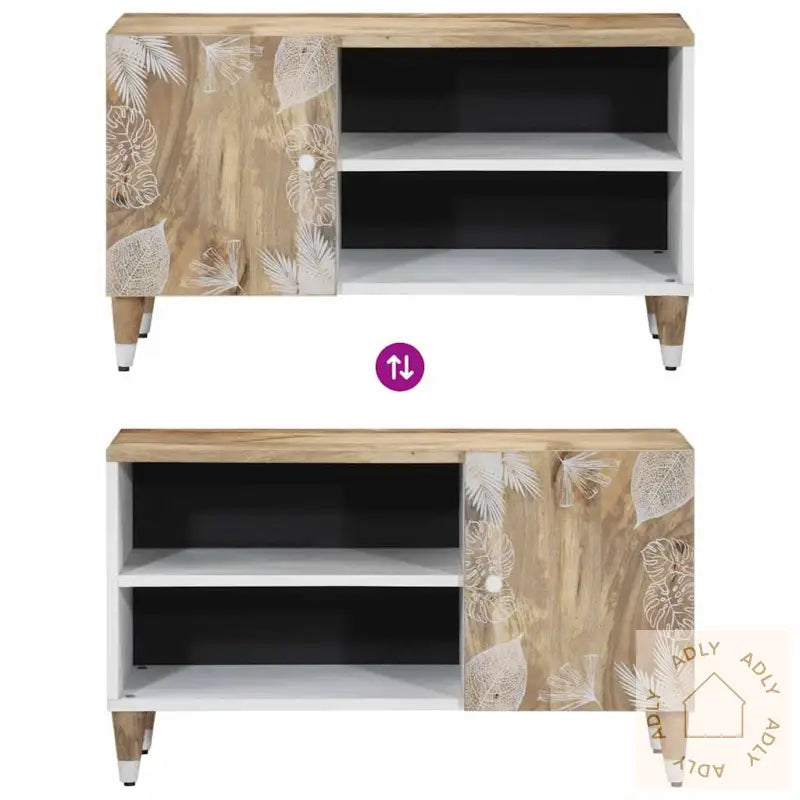 Tv-Benk 80X31,5X46 Cm Heltre Mango