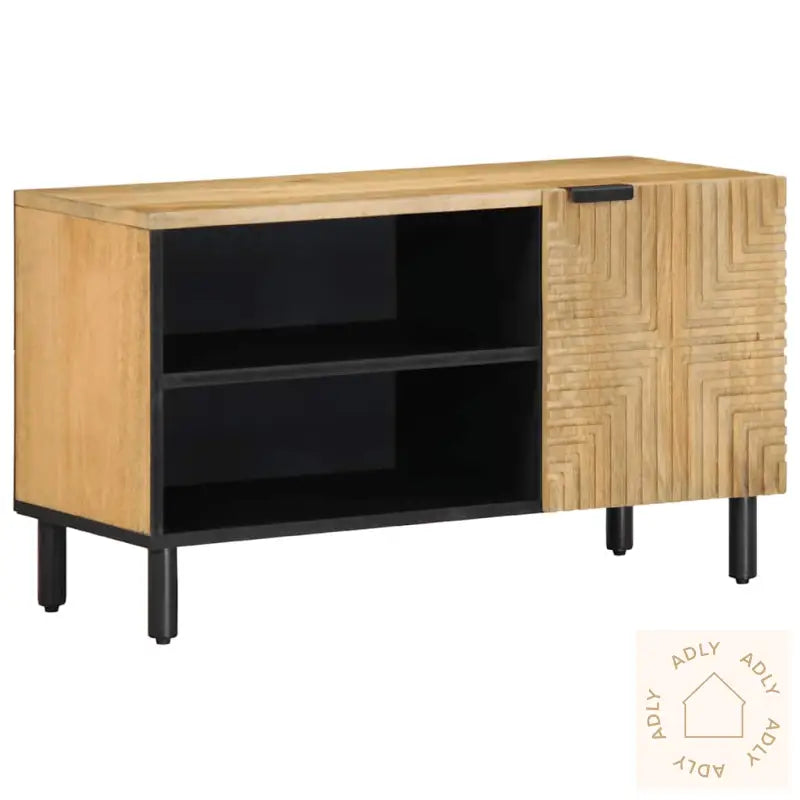 Tv-Benk Brun 80X31,5X46 Cm Heltre Mango