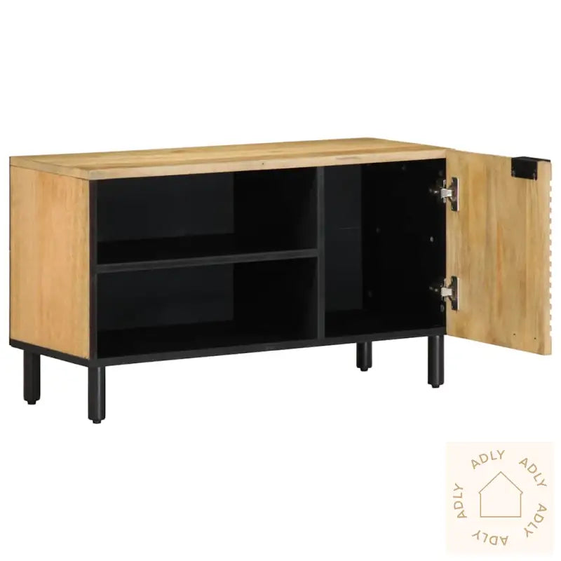 Tv-Benk Brun 80X31,5X46 Cm Heltre Mango