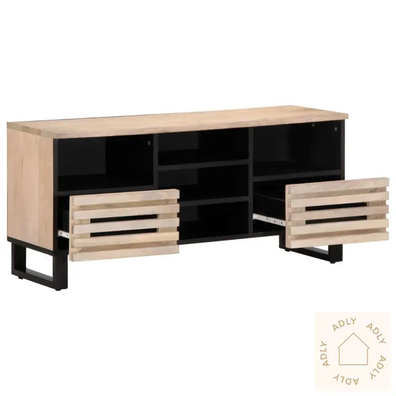 Tv-Benk 100X34X46 Cm Heltre Mango