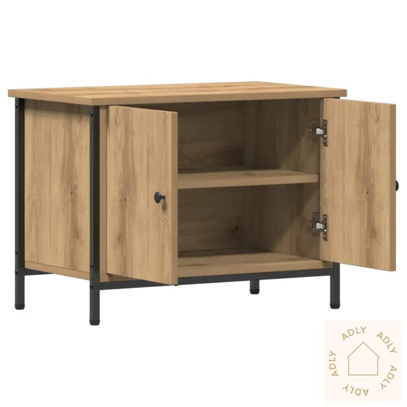 Tv-Benk Artisan Eik Sponplate 60 X 35 X 45 Cm Tv-Benk