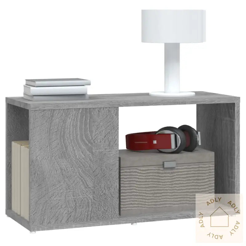 Tv-Benk Grå Sonoma 60X24X32 Cm Konstruert Tre