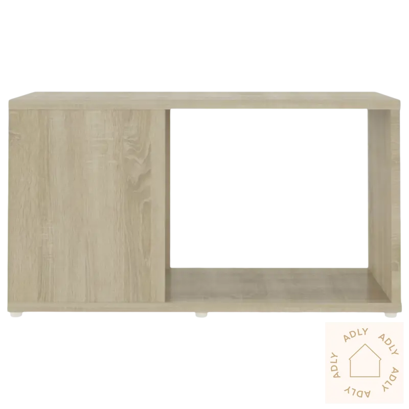 Light wood-grain storage cabinet i sonoma eik for stue og oppbevaring