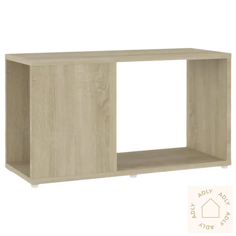 Light wood-grain eik klassisk TV-benk i sonoma eik for stue og oppbevaring