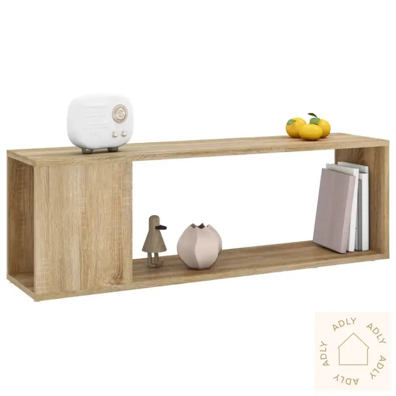 Tv-Benk Sonoma Eik 100X24X32 Cm Konstruert Tre