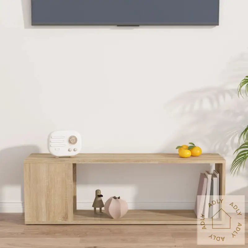 Tv-Benk Sonoma Eik 100X24X32 Cm Konstruert Tre
