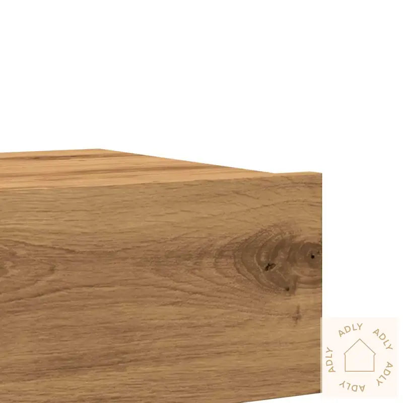 Tv-Benker Med Led-Lys 2 Stk Artisan Eik 60X35X15,5 Cm
