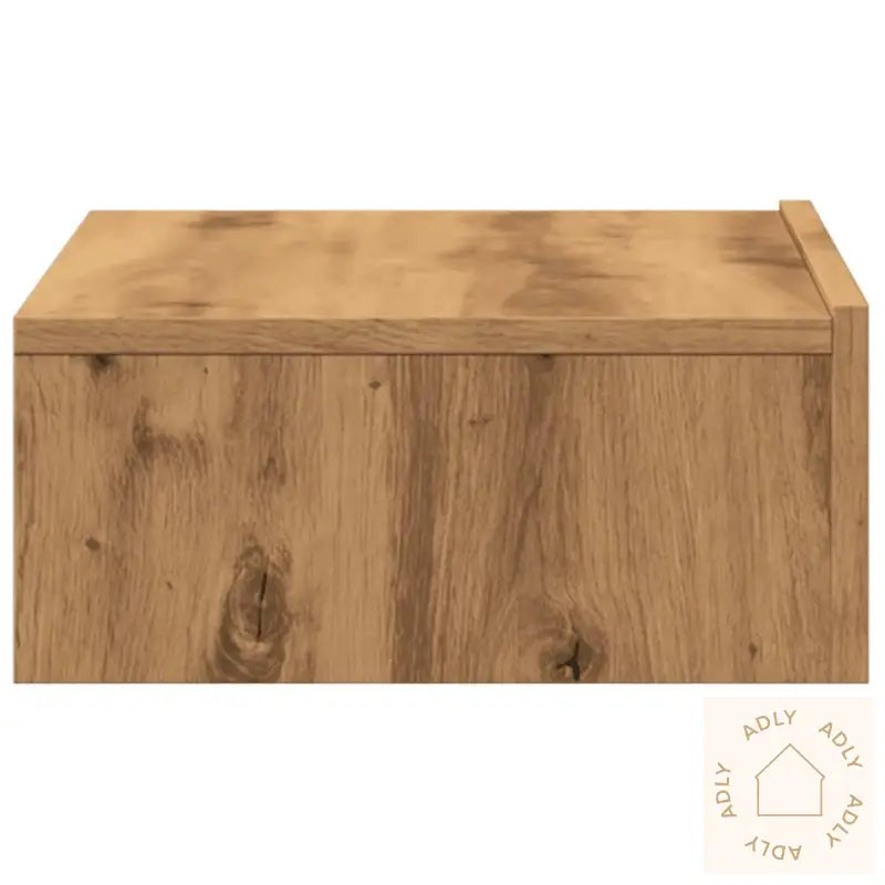 Tv-Benker Med Led-Lys 2 Stk Artisan Eik 60X35X15,5 Cm