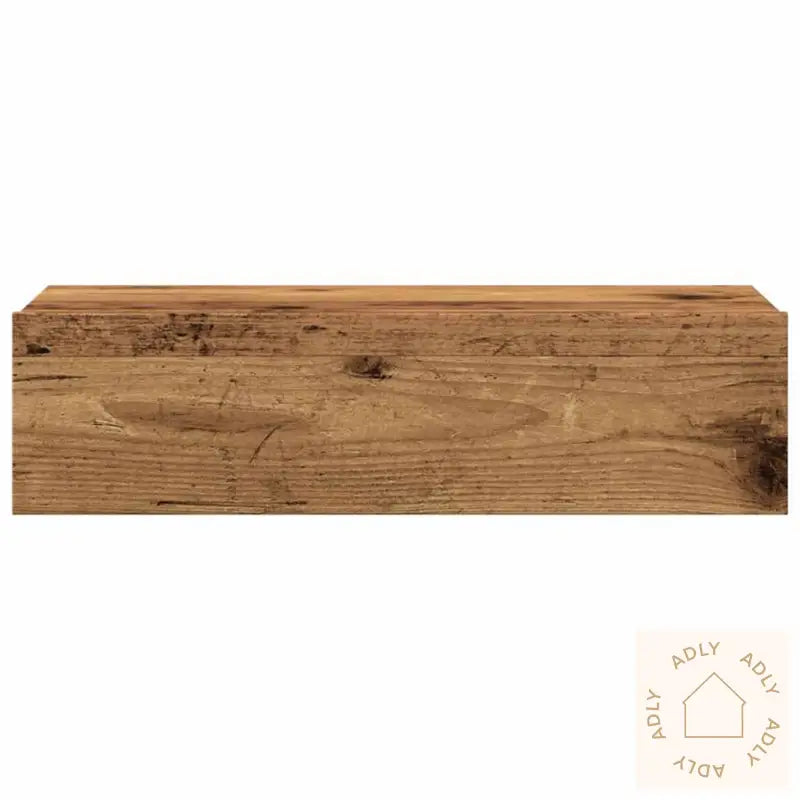 Tv-Benker Med Led-Lys 2 Stk Gammelt Tre 60X35X15,5 Cm