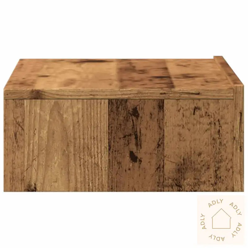 Tv-Benker Med Led-Lys 2 Stk Gammelt Tre 60X35X15,5 Cm