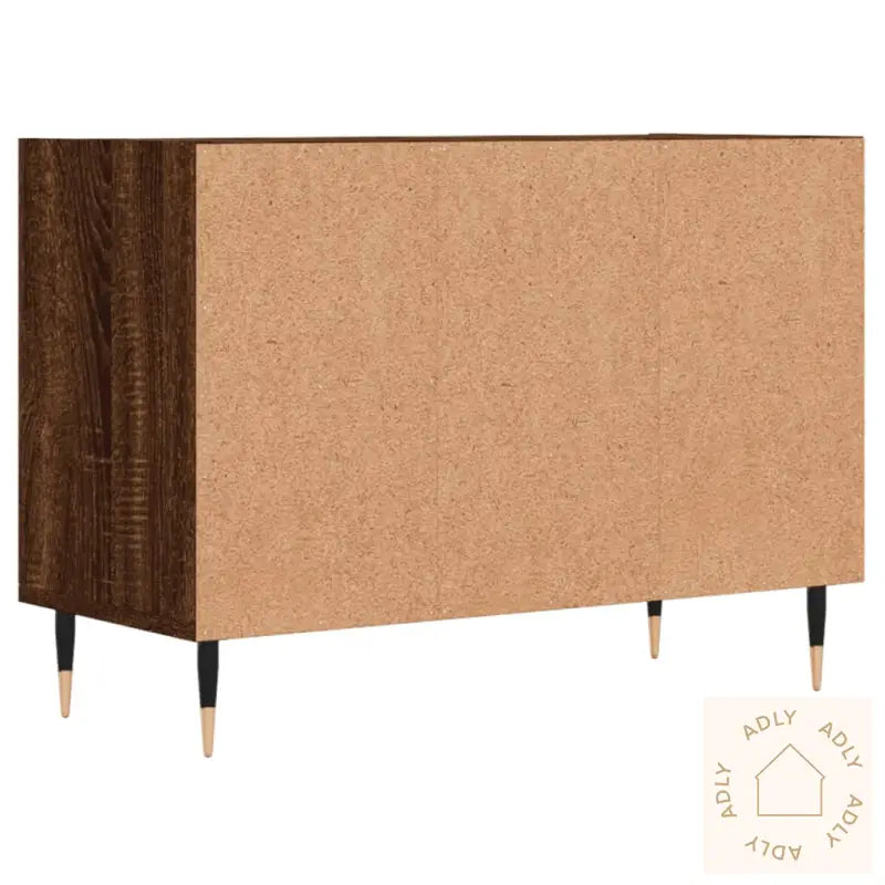 Tv-Benk Brun Eik 69,5X30X50 Cm Konstruert Tre