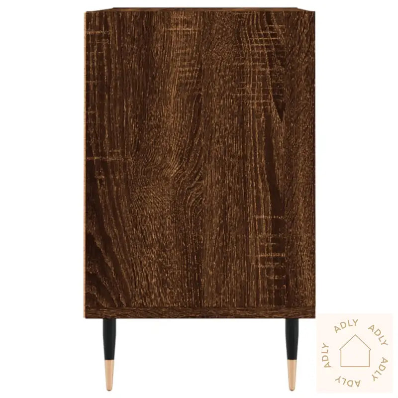 Tv-Benk Brun Eik 69,5X30X50 Cm Konstruert Tre