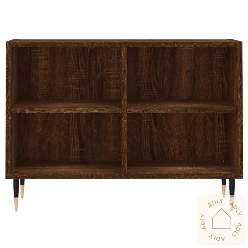 Tv-Benk Brun Eik 69,5X30X50 Cm Konstruert Tre