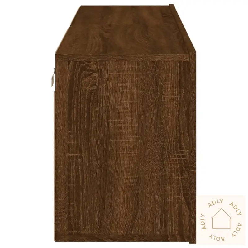 Veggmonterte Tv-Benker 2 Stk Brun Eik 60X30X41 Cm