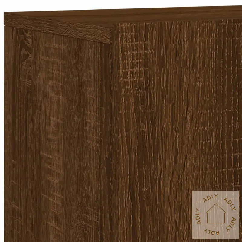 Veggmonterte Tv-Benker 2 Stk Brun Eik 60X30X41 Cm