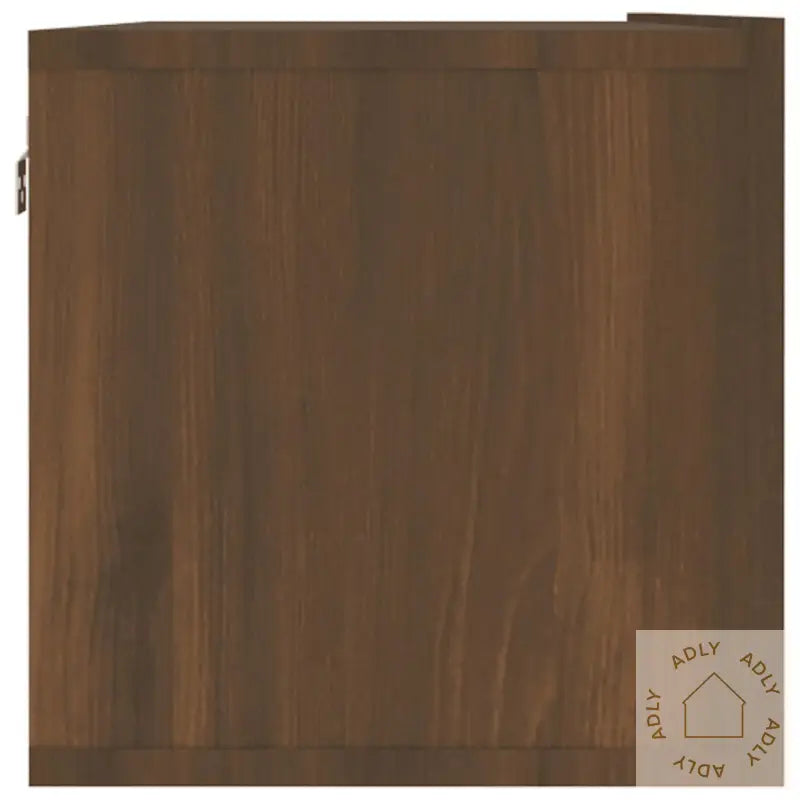 Tv-Benk Brun Eik 120X30X30 Cm Konstruert Tre